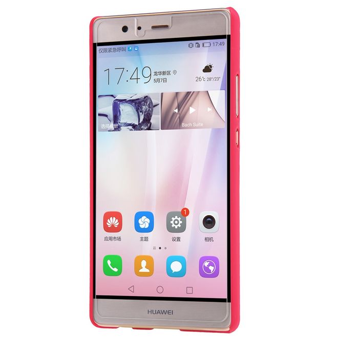Nillkin - Huawei P9 Plus Hülle - Plastik Case - Super Frosted Shield Series - rot