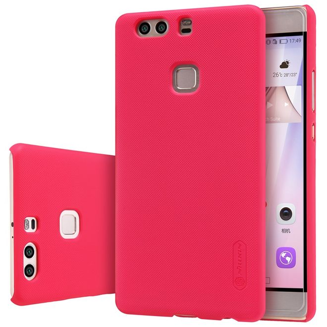 Nillkin - Huawei P9 Plus Hülle - Plastik Case - Super Frosted Shield Series - rot