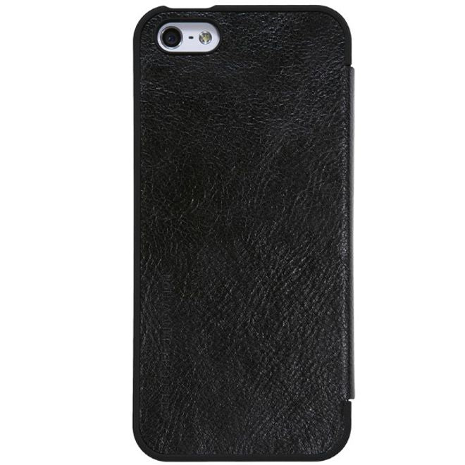 Nillkin - iPhone 5/5S/SE Hülle - Leder Case - Qin Series - schwarz