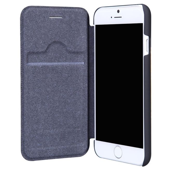 Nillkin - iPhone 6 Plus/6S Plus Hülle - Leder Case - Qin Series - schwarz