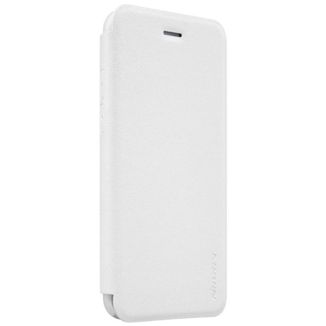 Nillkin - iPhone SE (2022) / SE (2020) / 8 / 7 Handyhülle - Funkelndes Leder Case - Sparkle Series - weiss