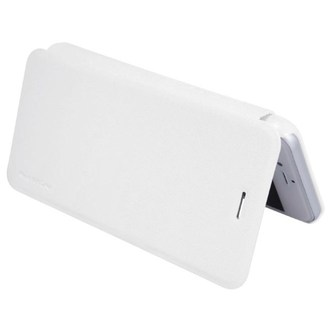 Nillkin - iPhone SE (2022) / SE (2020) / 8 / 7 Handyhülle - Funkelndes Leder Case - Sparkle Series - weiss