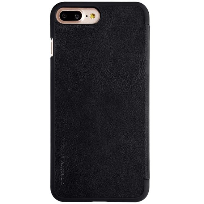 Nillkin - iPhone 8 Plus / 7 Plus Hülle - Case aus Leder - Qin Series - schwarz