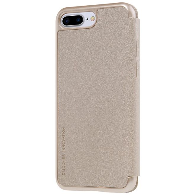 Nillkin - iPhone 8 Plus / 7 Plus Hülle - Leder Case - Sparkle Series - gold