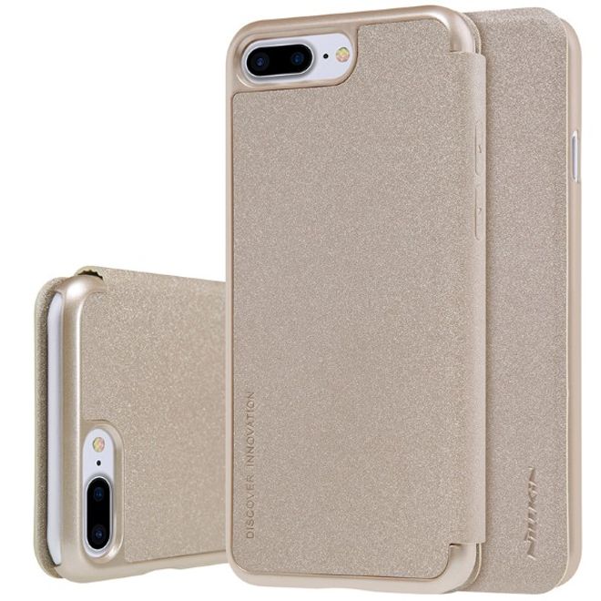 Nillkin - iPhone 8 Plus / 7 Plus Hülle - Leder Case - Sparkle Series - gold
