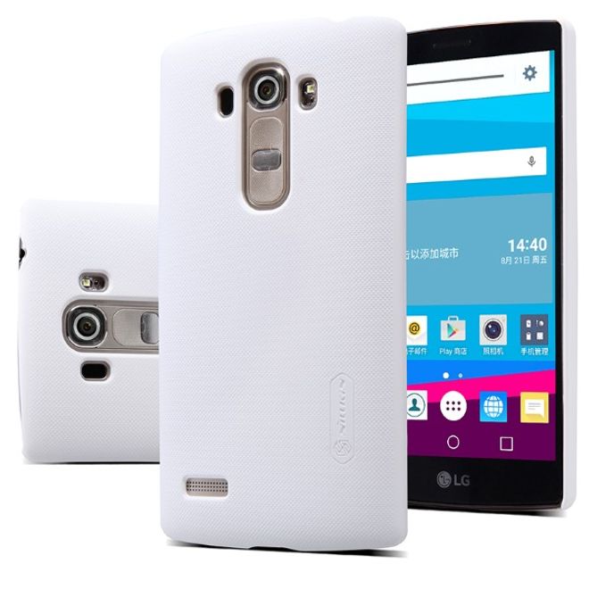 Nillkin - Handyhülle für LG G4 Beat/G4S - Plastik Case - Super Frosted Shield Series - weiss