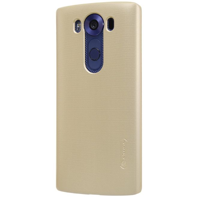 Nillkin - LG V10 Handyhülle - Plastik Case - Super Frosted Shield Series - gold