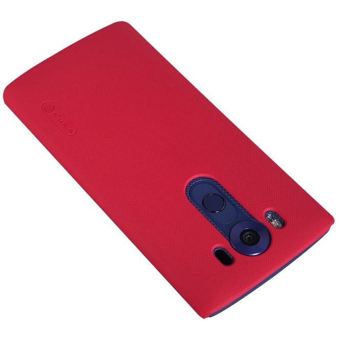 Nillkin - LG V10 Handyhülle - Plastik Case - Super Frosted Shield Series - rot