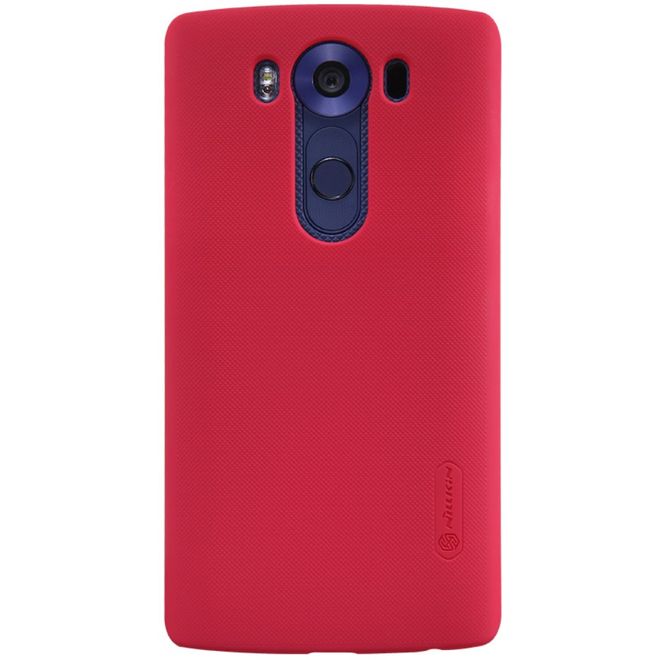 Nillkin - LG V10 Handyhülle - Plastik Case - Super Frosted Shield Series - rot