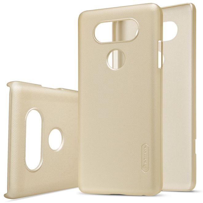 Nillkin - LG V20 Handyhülle - Plastik Case - Super Frosted Shield Series - gold