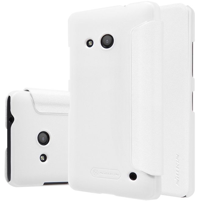 Nillkin - Microsoft Lumia 550 Hülle - Leder Case - Sparkle Series - weiss