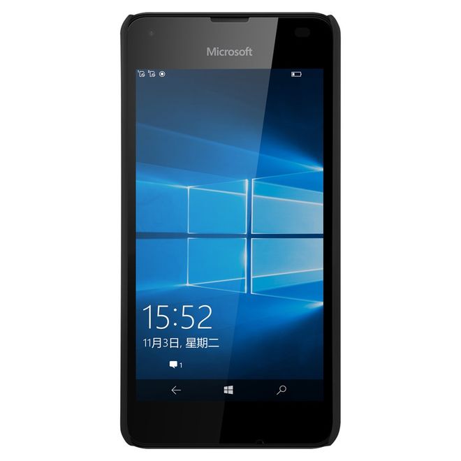 Nillkin - Microsoft Lumia 550 Handyhülle - Plastik Case - Super Frosted Shield Series - schwarz