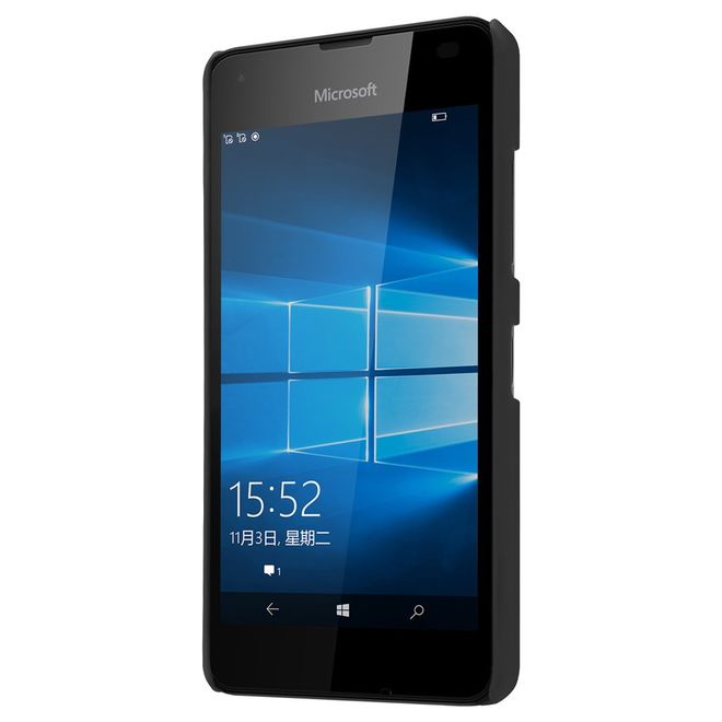 Nillkin - Microsoft Lumia 550 Handyhülle - Plastik Case - Super Frosted Shield Series - schwarz