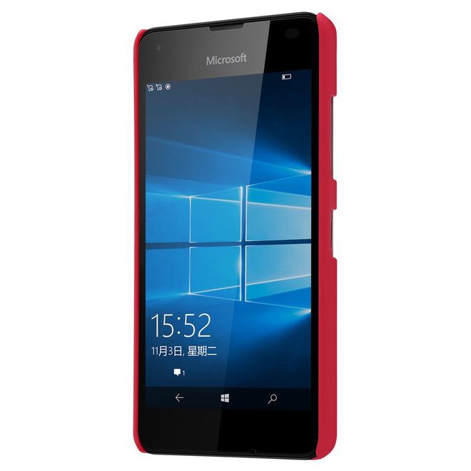 Nillkin - Microsoft Lumia 550 Handyhülle - Plastik Case - Super Frosted Shield Series - rot