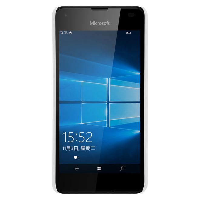 Nillkin - Microsoft Lumia 550 Handyhülle - Plastik Case - Super Frosted Shield Series - weiss