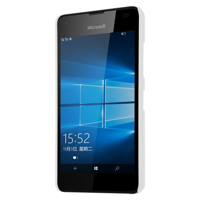 Nillkin - Microsoft Lumia 550 Handyhülle - Plastik Case - Super Frosted Shield Series - weiss