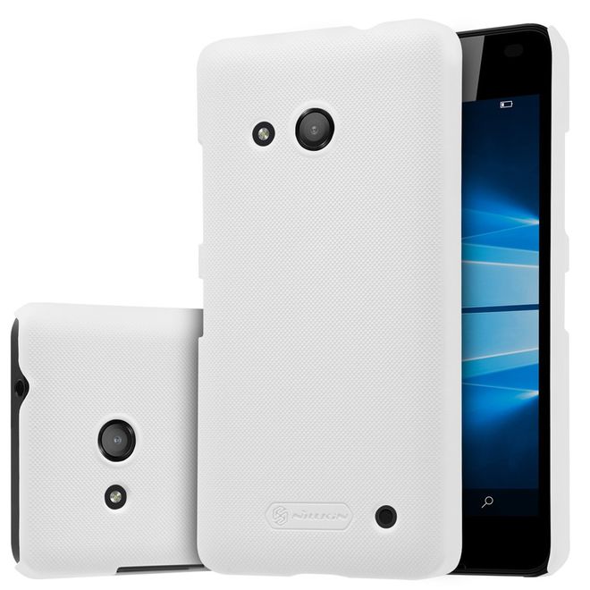 Nillkin - Microsoft Lumia 550 Handyhülle - Plastik Case - Super Frosted Shield Series - weiss