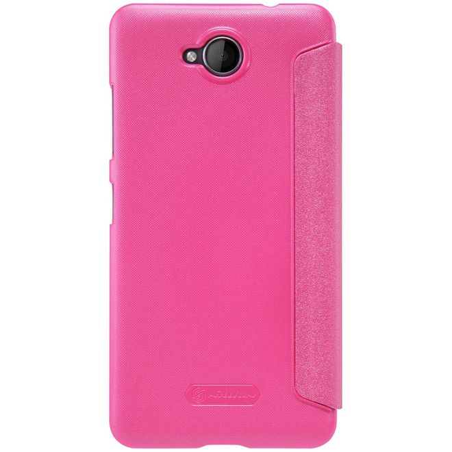 Nillkin - Microsoft Lumia 650 Hülle - Leder Case - Sparkle Series - pink