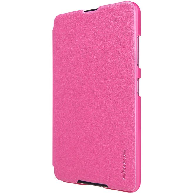 Nillkin - Microsoft Lumia 650 Hülle - Leder Case - Sparkle Series - pink