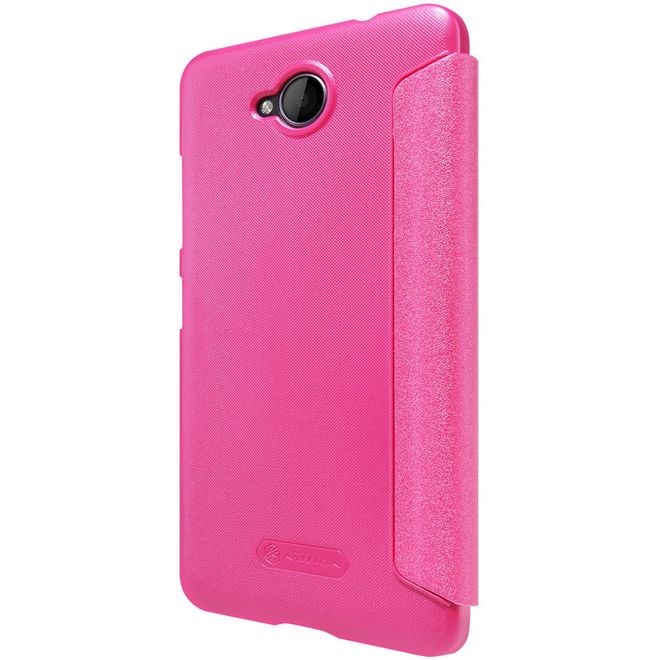 Nillkin - Microsoft Lumia 650 Hülle - Leder Case - Sparkle Series - pink