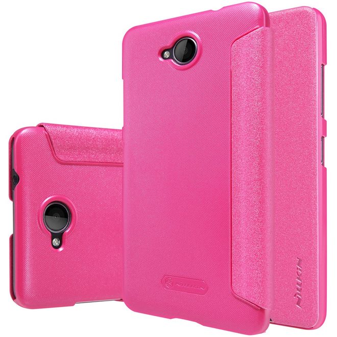 Nillkin - Microsoft Lumia 650 Hülle - Leder Case - Sparkle Series - pink