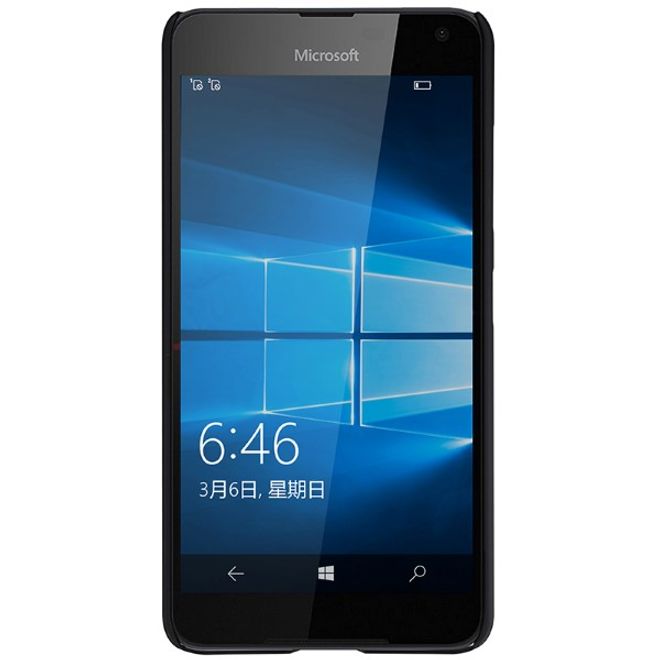 Nillkin - Handyhülle für Microsoft Lumia 650 - Plastik Case - Super Frosted Shield Series - schwarz