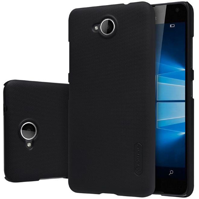 Nillkin - Handyhülle für Microsoft Lumia 650 - Plastik Case - Super Frosted Shield Series - schwarz