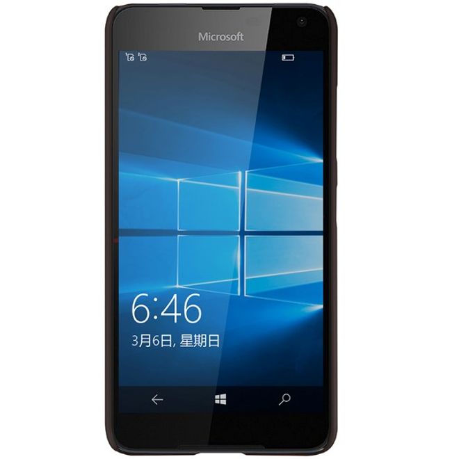 Nillkin - Handyhülle für Microsoft Lumia 650 - Plastik Case - Super Frosted Shield Series - braun