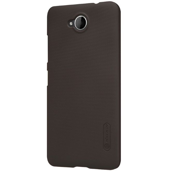 Nillkin - Handyhülle für Microsoft Lumia 650 - Plastik Case - Super Frosted Shield Series - braun