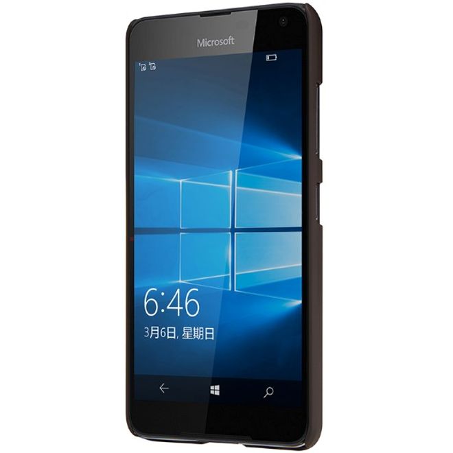 Nillkin - Handyhülle für Microsoft Lumia 650 - Plastik Case - Super Frosted Shield Series - braun