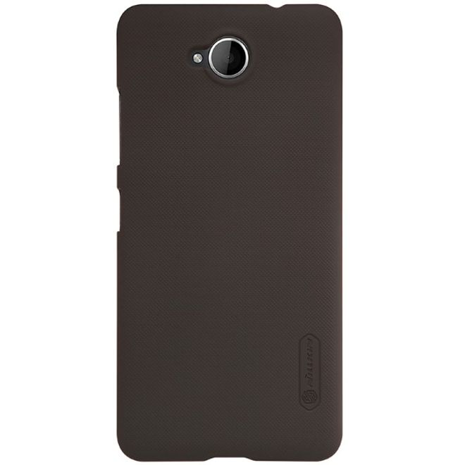 Nillkin - Handyhülle für Microsoft Lumia 650 - Plastik Case - Super Frosted Shield Series - braun