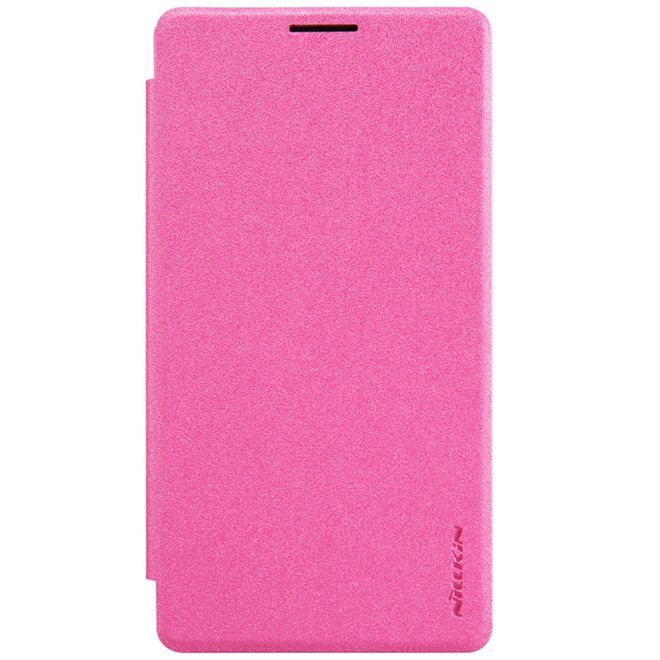 Nillkin - Microsoft Lumia 950 XL Case - Leder Hülle - Sparkle Series - pink