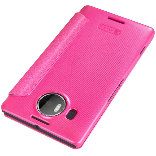 Nillkin - Microsoft Lumia 950 XL Case - Leder Hülle - Sparkle Series - pink