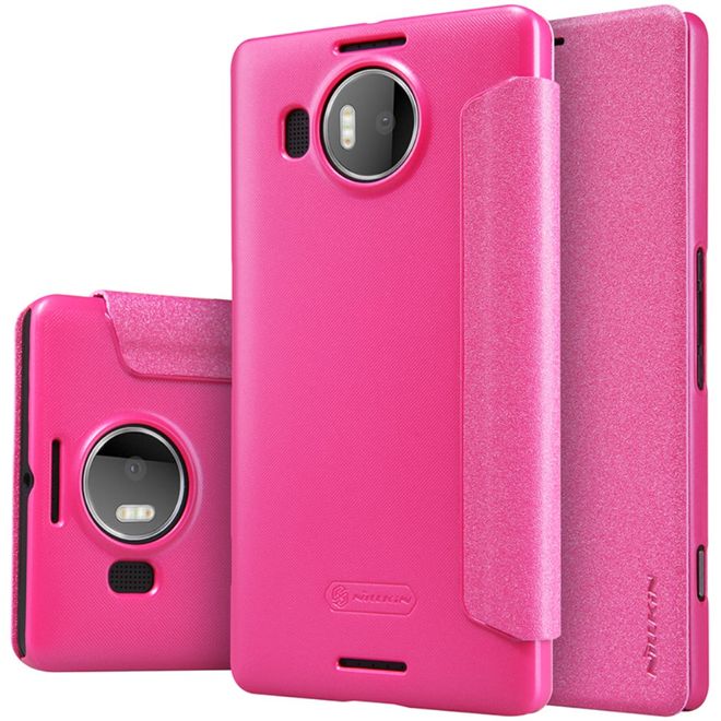 Nillkin - Microsoft Lumia 950 XL Case - Leder Hülle - Sparkle Series - pink