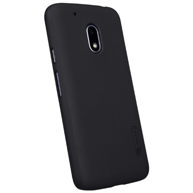 Nillkin - Lenovo Moto G4 Play Handyhülle - Plastik Case - Super Frosted Shield Series - schwarz