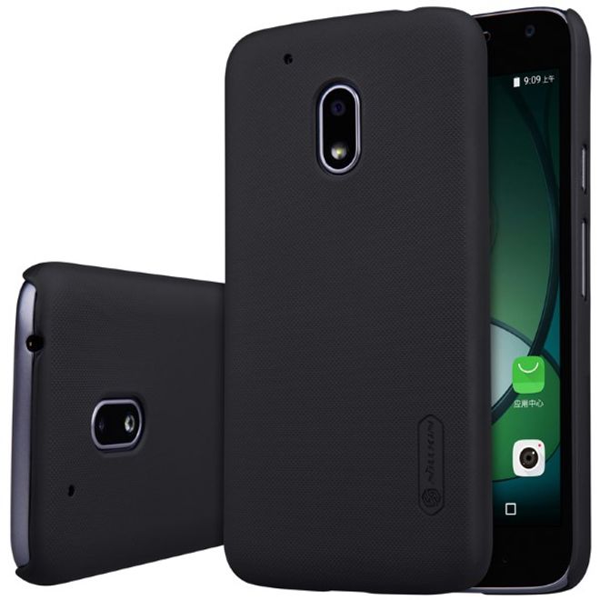 Nillkin - Lenovo Moto G4 Play Handyhülle - Plastik Case - Super Frosted Shield Series - schwarz