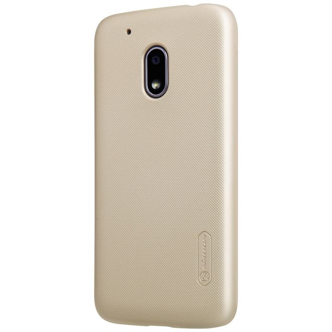 Nillkin - Lenovo Moto G4 Play Handyhülle - Plastik Case - Super Frosted Shield Series - gold