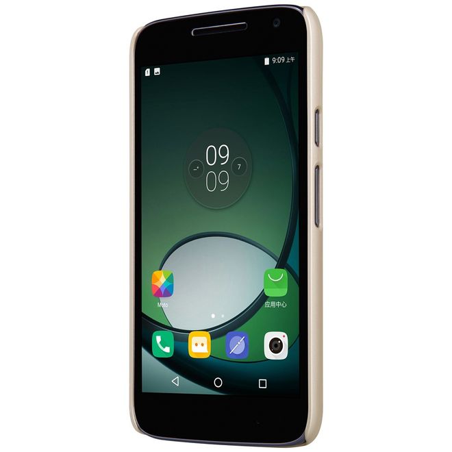 Nillkin - Lenovo Moto G4 Play Handyhülle - Plastik Case - Super Frosted Shield Series - gold