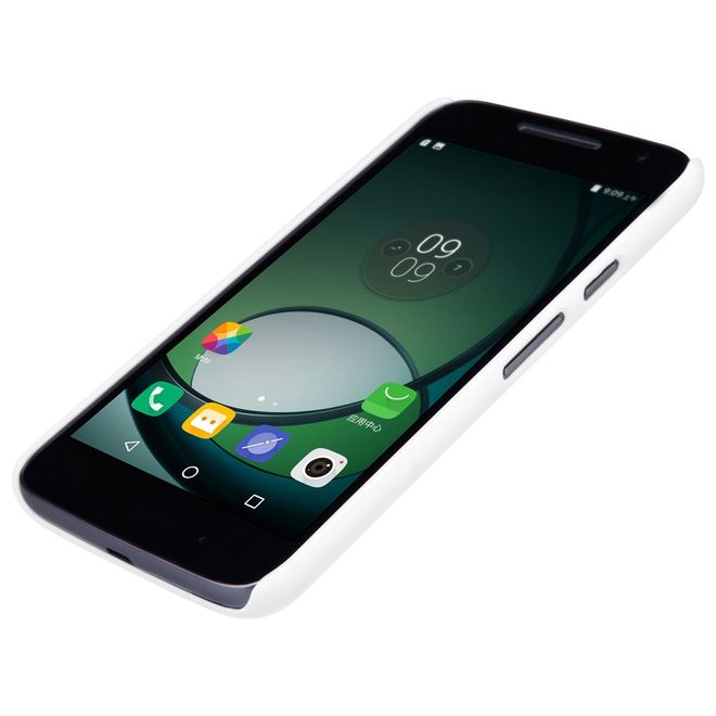 Nillkin - Lenovo Moto G4 Play Handyhülle - Plastik Case - Super Frosted Shield Series - weiss