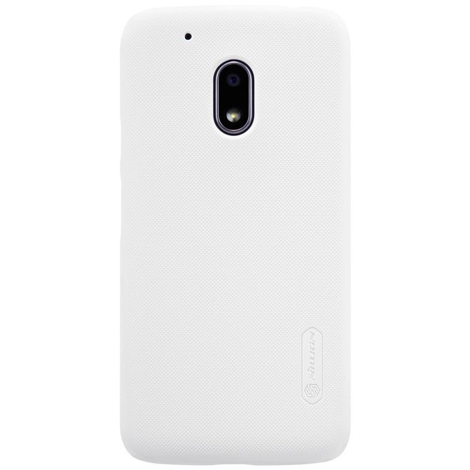 Nillkin - Lenovo Moto G4 Play Handyhülle - Plastik Case - Super Frosted Shield Series - weiss