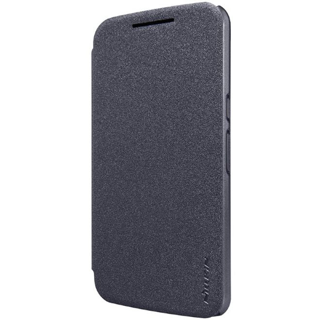 Nillkin - Hülle für Lenovo Moto G4 Plus - Leder Case - Sparkle Series - schwarz