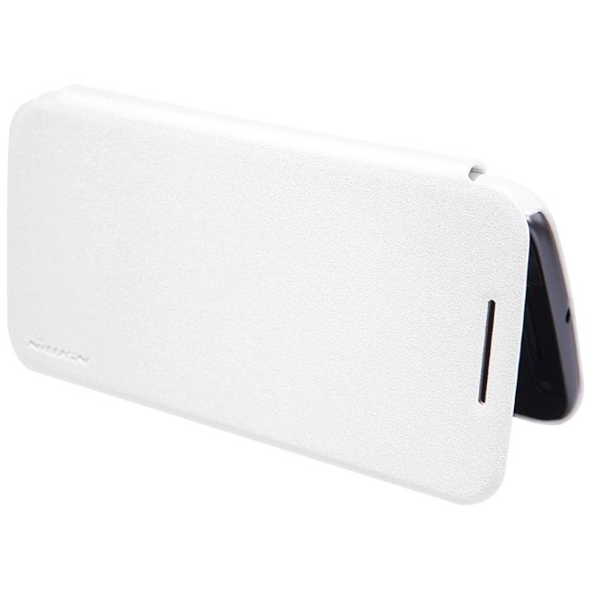 Nillkin - Hülle für Lenovo Moto G4 Plus - Leder Case - Sparkle Series - weiss