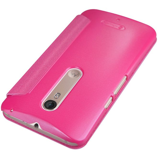 Nillkin - Lenovo Moto X Style Hülle - Funkelndes Leder Case - Sparkle Series - pink