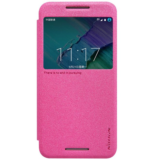 Nillkin - Lenovo Moto X Style Hülle - Funkelndes Leder Case - Sparkle Series - pink