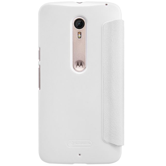 Nillkin - Lenovo Moto X Style Hülle - Funkelndes Leder Case - Sparkle Series - weiss