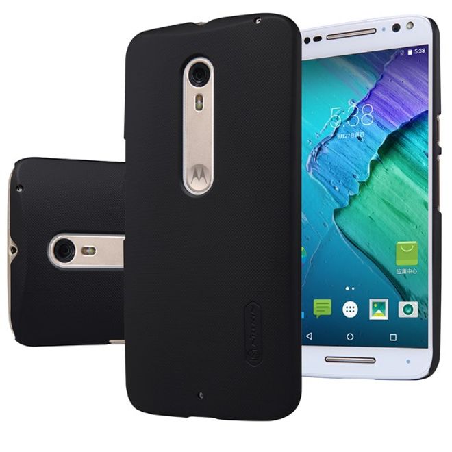Nillkin - Handyhülle für Lenovo Moto X Style - Plastik Case - Super Frosted Shield Series - schwarz