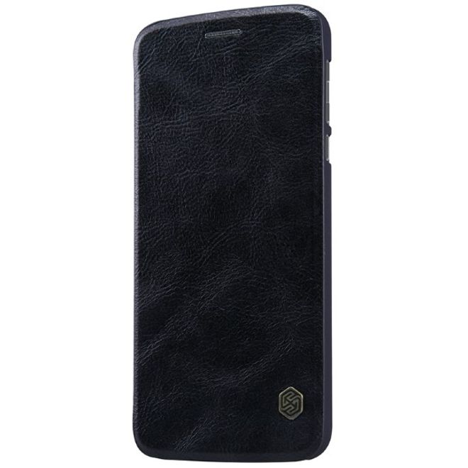 Nillkin - Handyhülle für Motorola Moto Z - Leder Case - Qin Series - schwarz