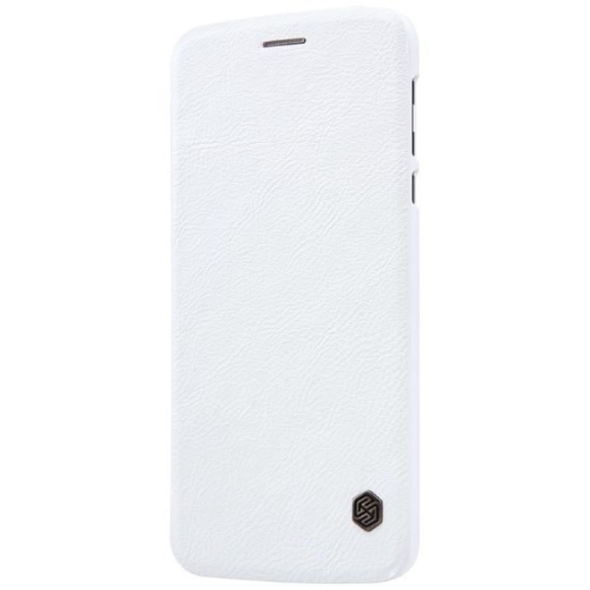 Nillkin - Handyhülle für Motorola Moto Z - Leder Case - Qin Series - weiss