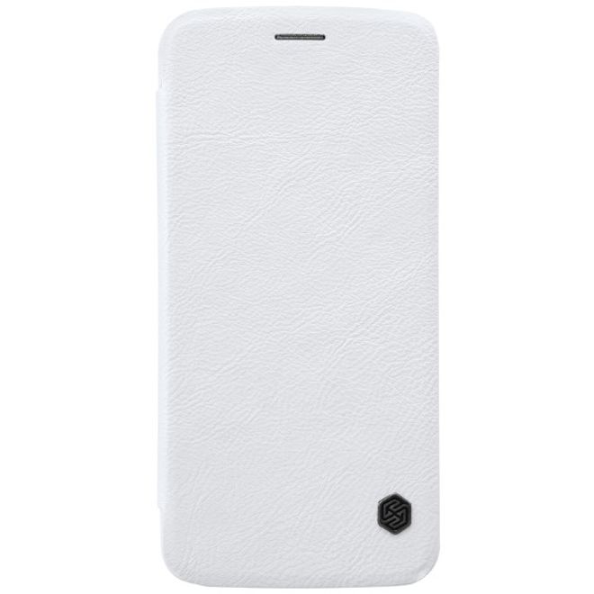 Nillkin - Handyhülle für Motorola Moto Z - Leder Case - Qin Series - weiss