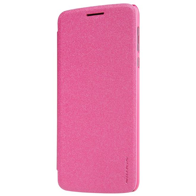 Nillkin - Motorola Moto Z Handyhülle - Funkelnde Leder Hülle - Sparkle Series - pink